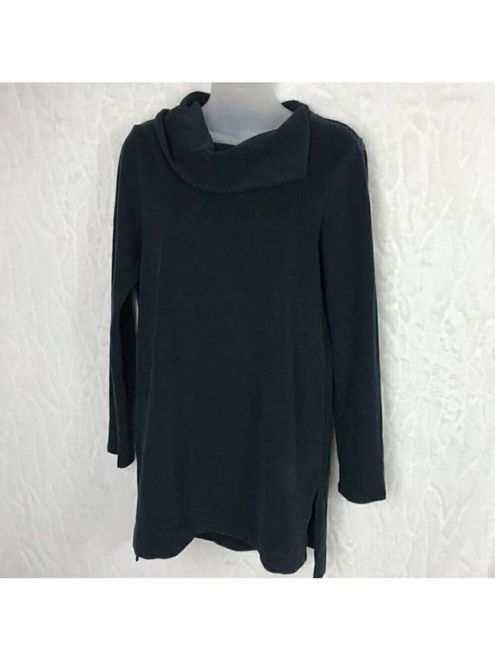 J.JILL Black Loose Turtleneck Sweater Size M